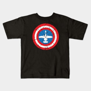 A-10 Warthog Shield Kids T-Shirt